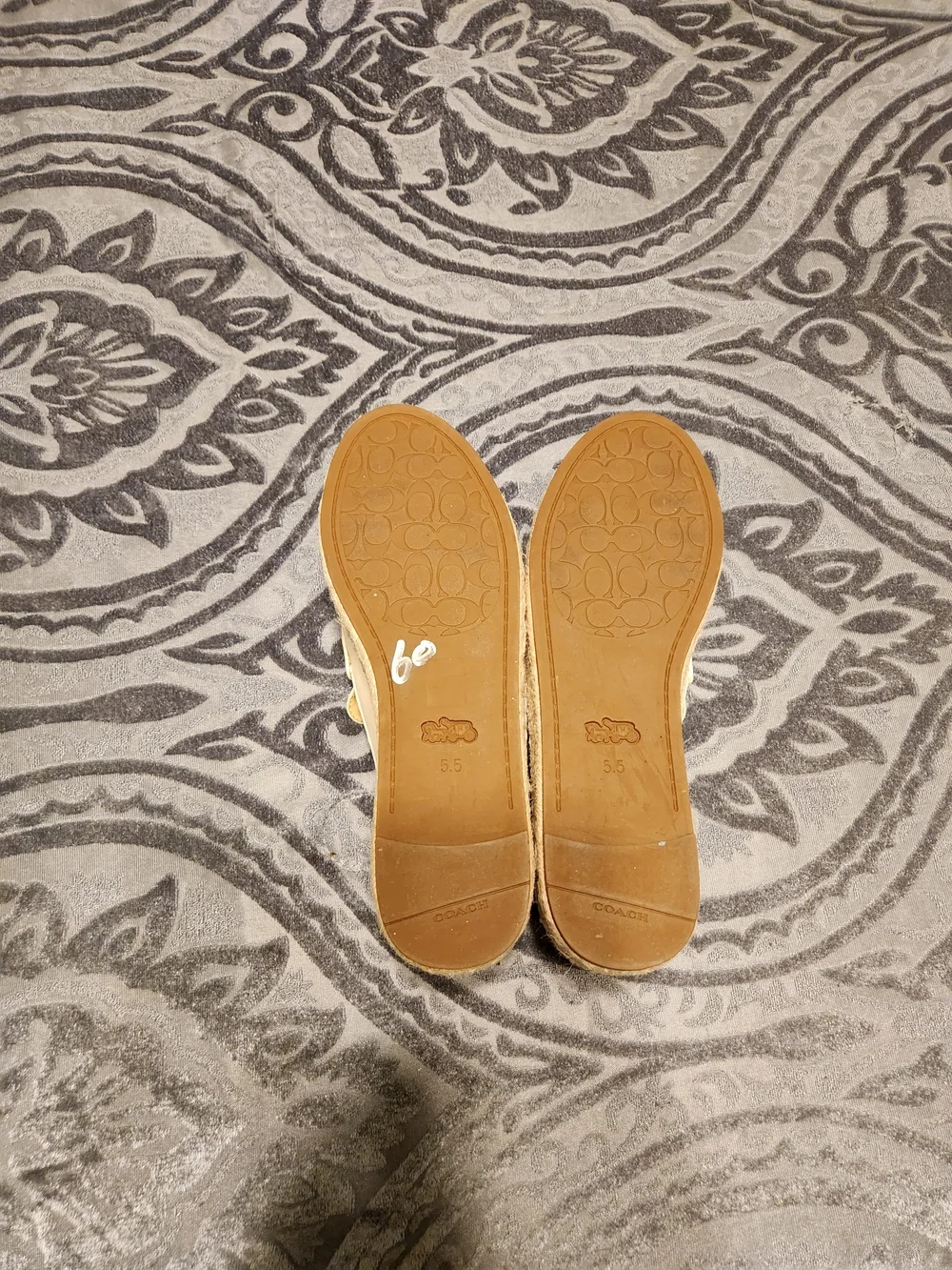 Coach slip loafers